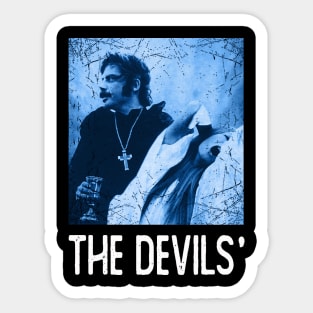 Controversial Couture Devil Movie Tees for Trendsetting Enthusiasts Sticker